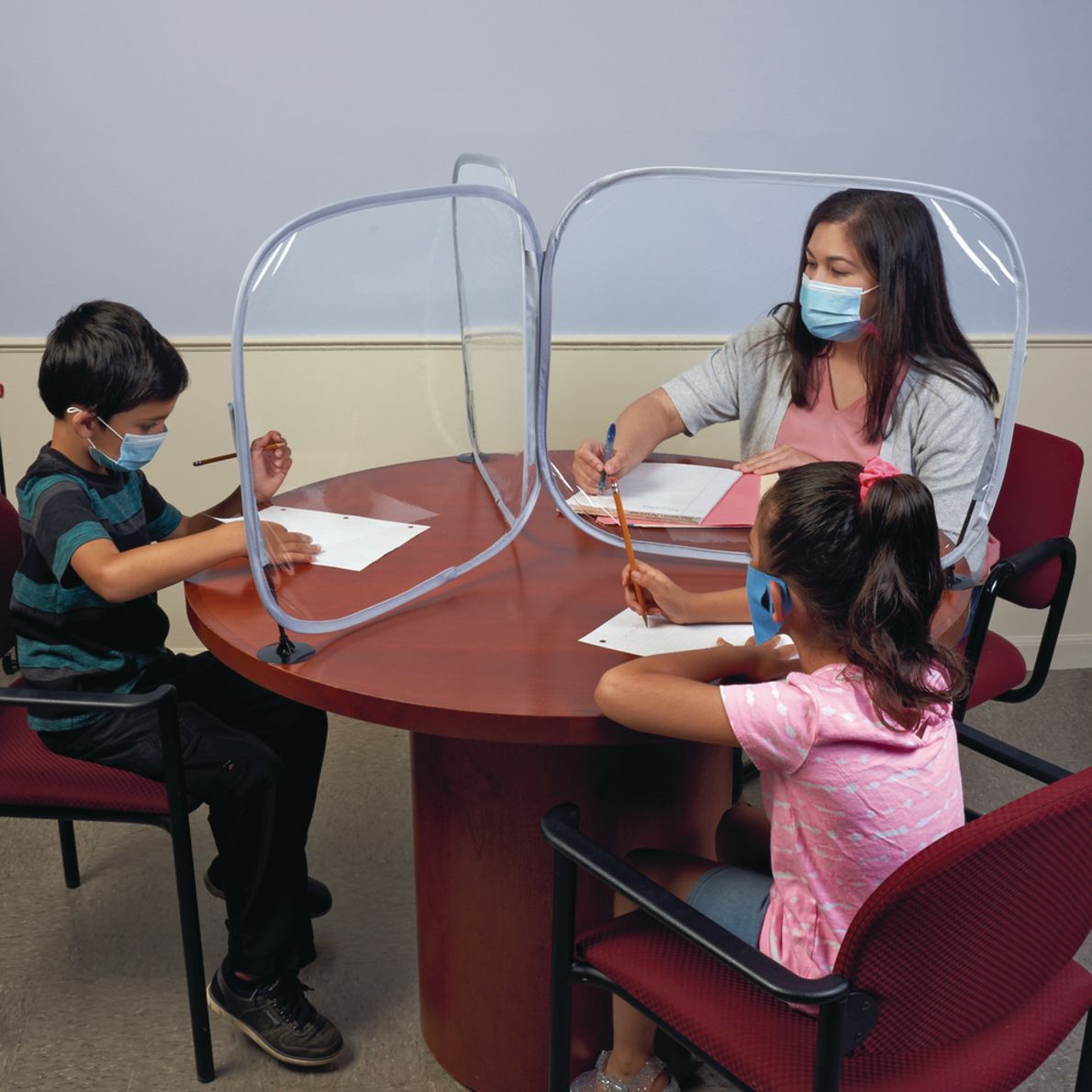 Excellerations® 3Way Desktop Barrier 1 desk barriers