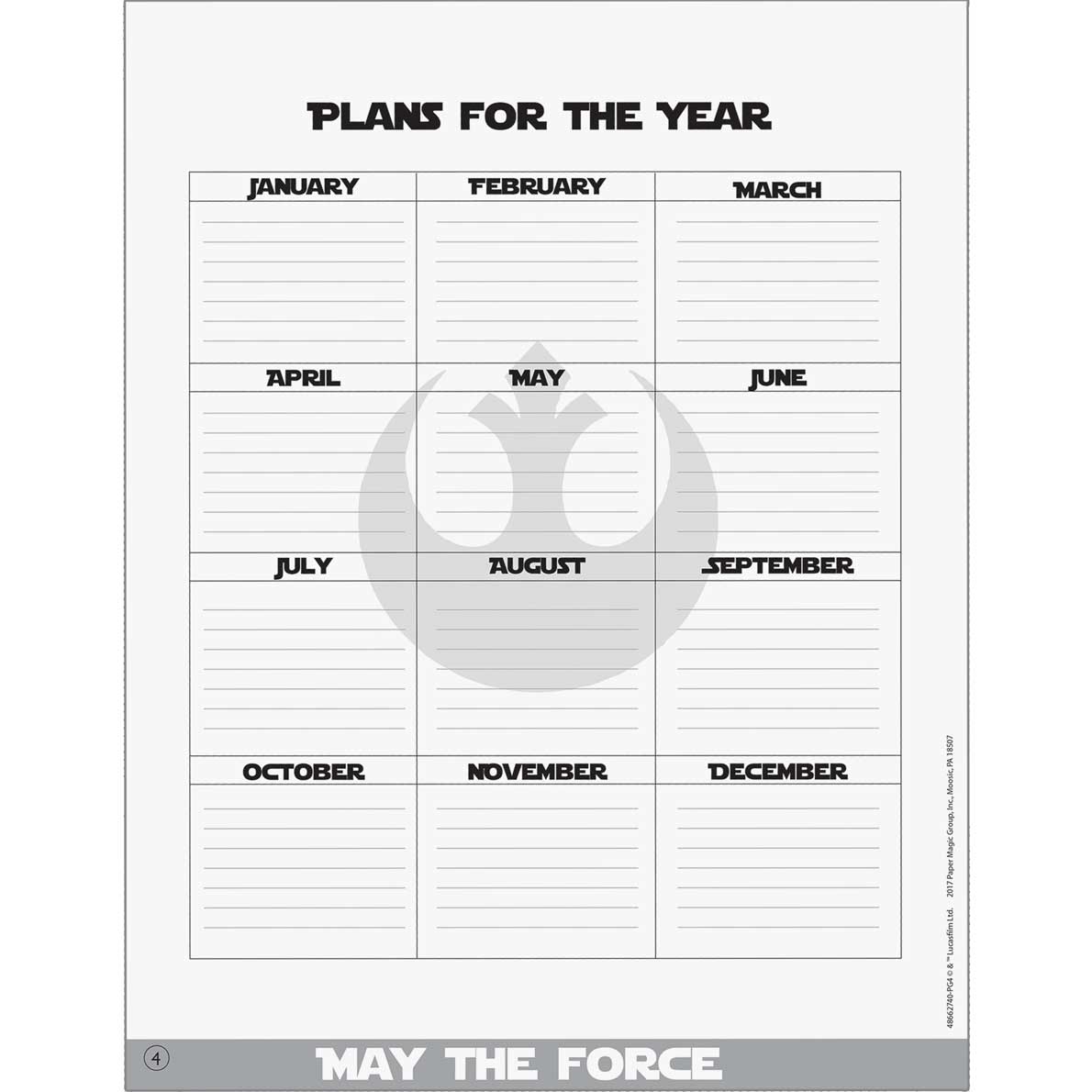 Star Wars Storm Troopers Lesson Plan Book