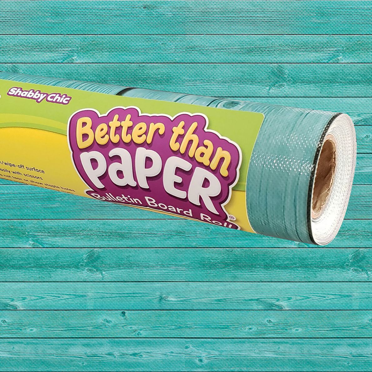 Better Than Paper Bulletin Board Roll Shabby Chic Wood 1 roll