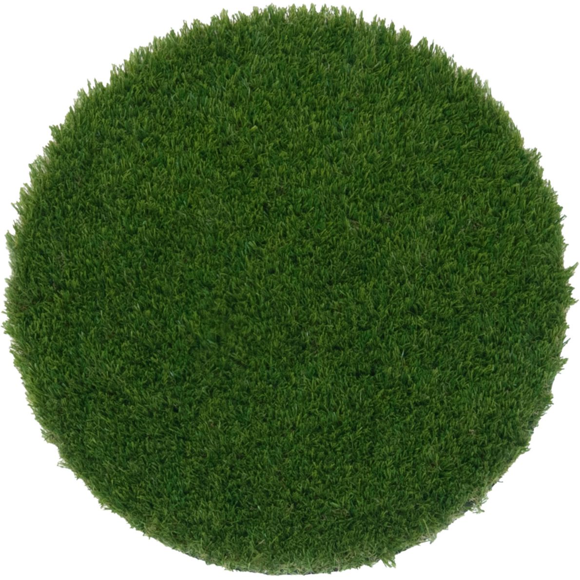 GreenSpace Artificial Grass Area Rug 7'6" Diameter Round 1 rug