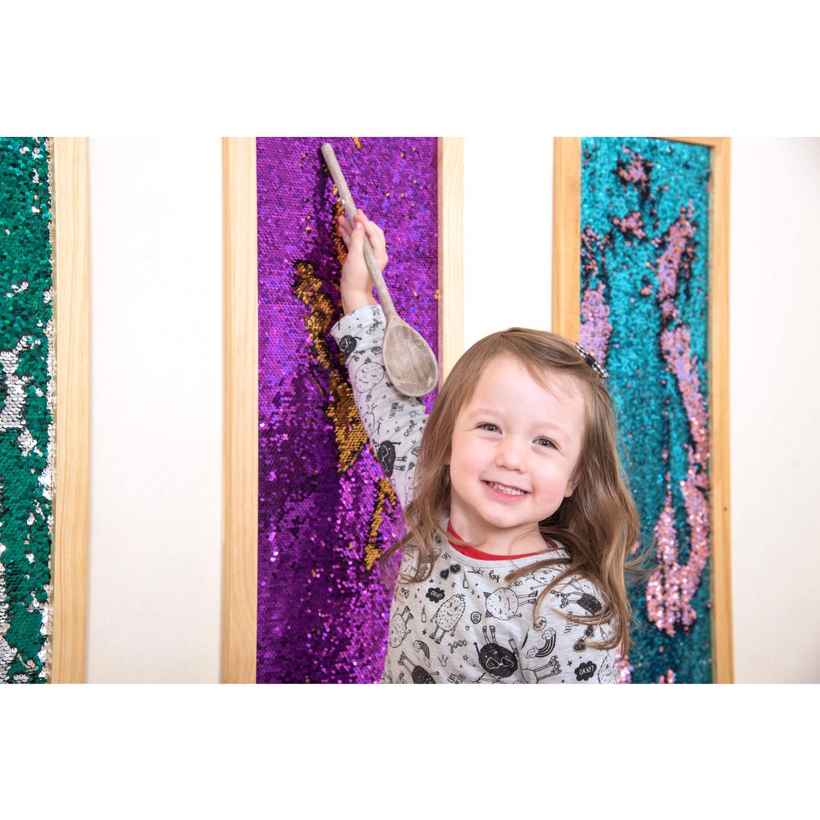 Mark Making Sequin Long Board Purple