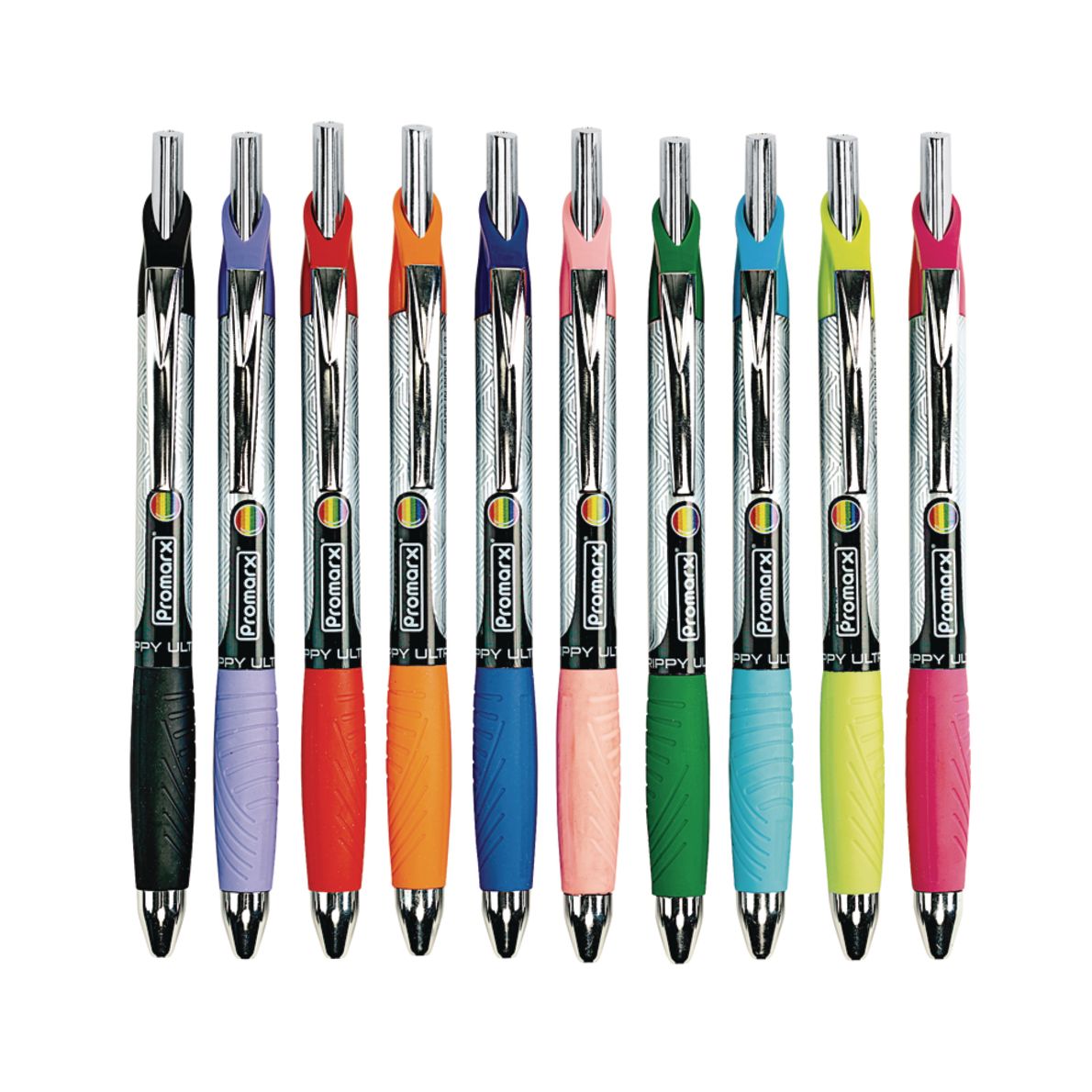Assorted Color Ballpoint Pens Medium Point Tip, 10 Count