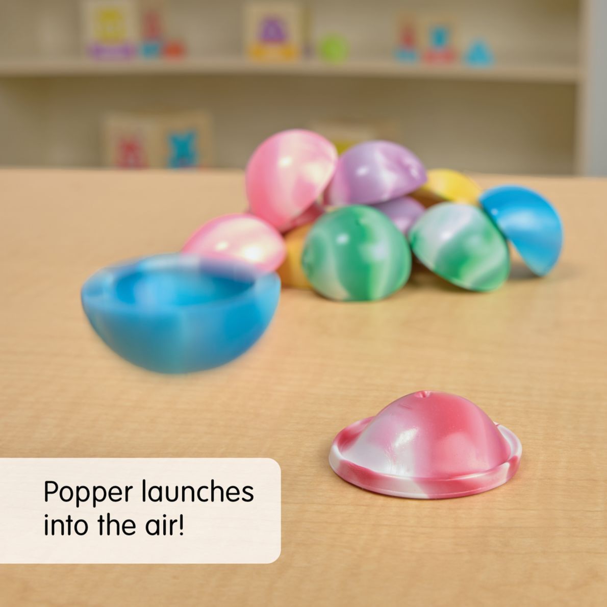 Large Popper Large Marbleized Poppers - 12 Pack