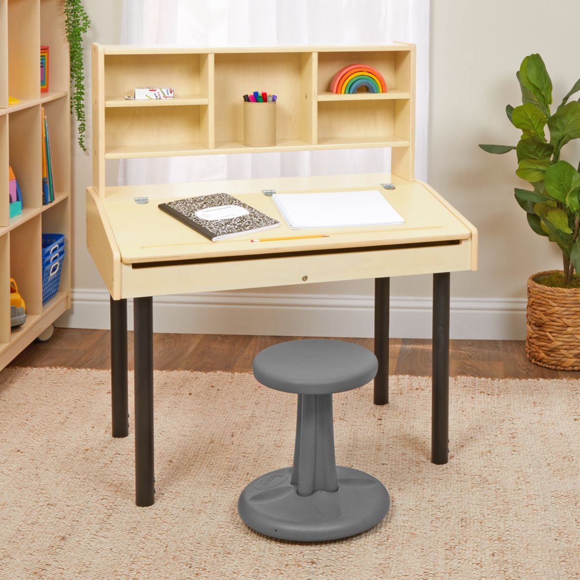 Environments® Adjustable Writing Desk - Assembled