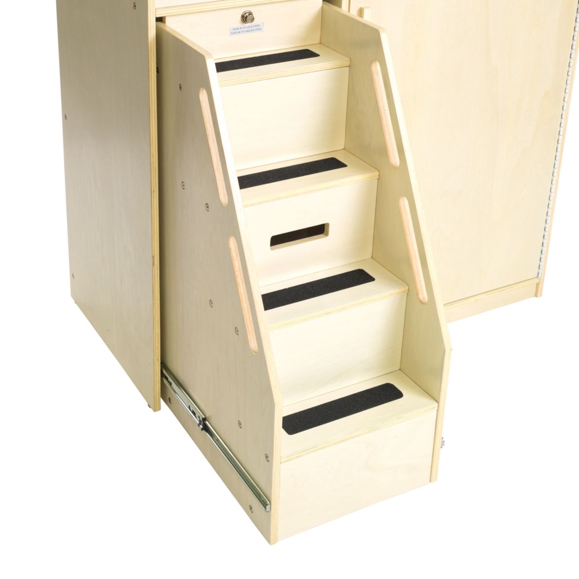 Environments® Toddler Changing Table with Stairs Assembled