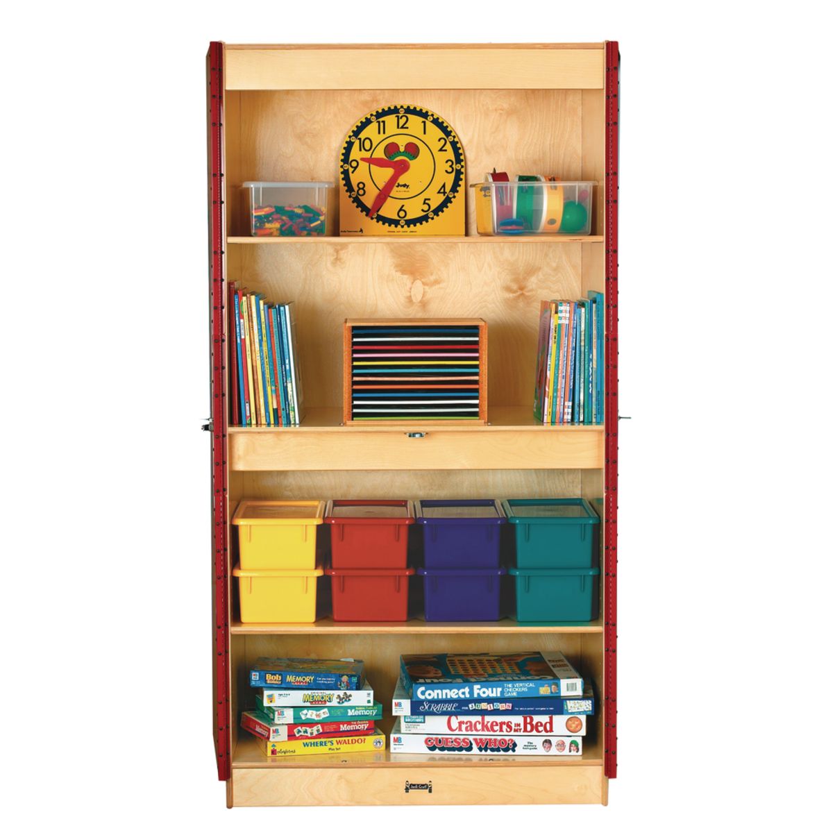 Petit présentoir livres pour crèche