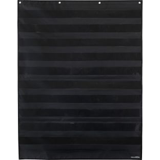 Large Rectangle Pocket Chart  Black