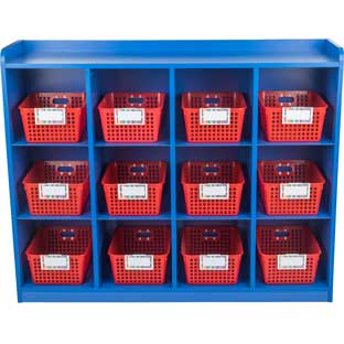 Really Good Classroom Cubby™ With Single-Color Baskets - 1 organizer, 12 baskets Really Good Classroom Cubby™ With Single-Color Baskets - 1 organizer, 12 baskets