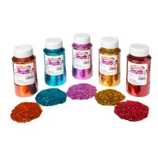 1000 Strass Acrilici 6 Mm Globe Colorati In Contenitore - 10 Colori, Non Hot Fix, Per Arti Creative