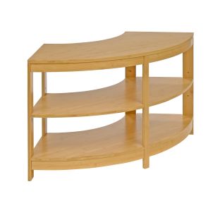 Environments® Milestones™ Bamboo Modular Curved Open Shelf