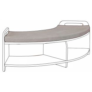 Millhouse™ Bench Cushion for the Low 90º Open Sweep