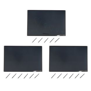 Excellerations®  WallScribe™ LCD Board - Set of 3 + 18 Stylus Pens