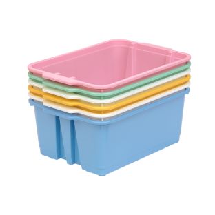 Really Good Stuff® Stacking Bins - 6 Pack - Bold Vibes