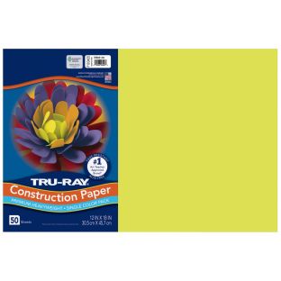 Tru-Ray® Sulphite Construction Paper, 12" x 18" - 50 Sheets