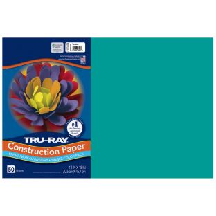 Tru-Ray® Sulphite Construction Paper, 12" x 18" - 50 Sheets