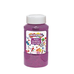 Colorations® Extra-Safe Plastic Glitter, Violet - 1 lb.