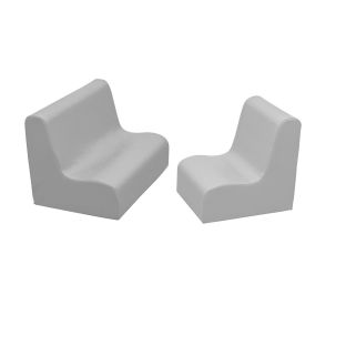 Happy Hangout Contour Chair and Sofa Set
