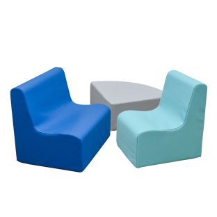 Happy Hangout Medium Contour Seating Set of 3 - Tranquility