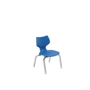 Flavors® 12" Stack Chair – Persian Blue, Flexible 4-Position Seating