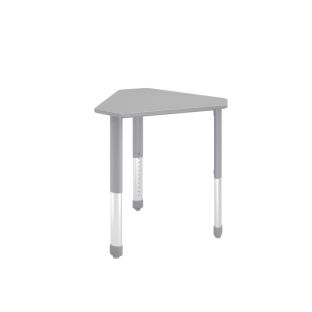 Interchange® Diamond Adjustable Desk - Gray
