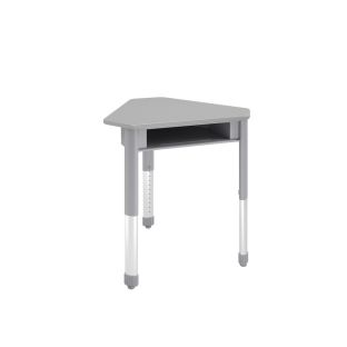Interchange® Open Front Diamond Desk - Gray