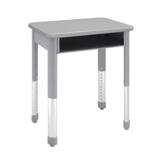 Interchange® Adjustable Rectangle Open Front Desk