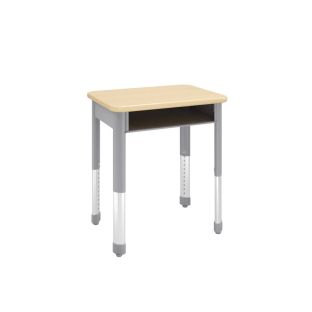 Interchange® Rectangle Open Front Desk - Maple