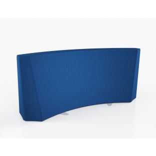 Flowform® Curved Bench Divider - Cobalt