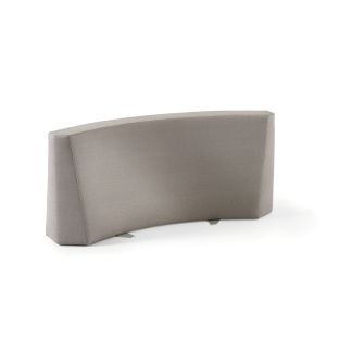 Flowform® Curved Bench Divider - Fog