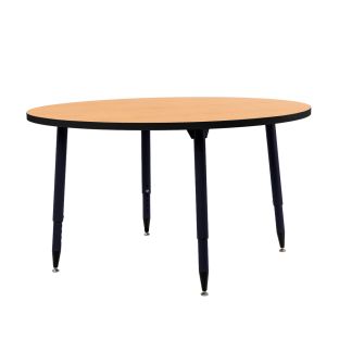 Adapte 48" Round Thermofused Activity Table with Adjustable Tapered Legs