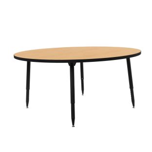 Adapte 60" Round Thermofused Activity Table with Adjustable Tapered Legs