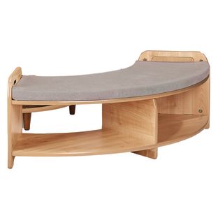 Millhouse™ Low 90º Open Curved Bench with Cushion