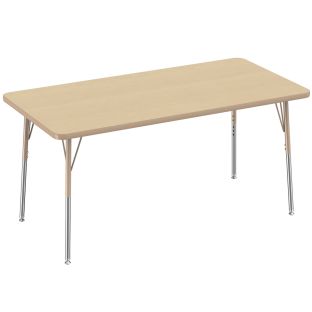 30" x 60" Rectangle Activity Table with Standard Legs
