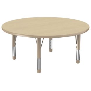 48" Round Activity Table with Adjustable Chunky Legs