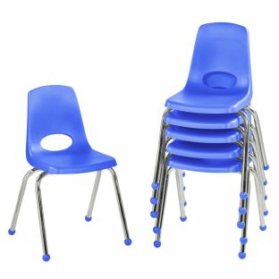 16" Stack Chair with Ball Glides - Set of 6