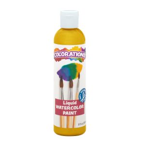 Colorations® Paraben-Free Liquid Watercolor™ Paint -Gold, 8 oz.
