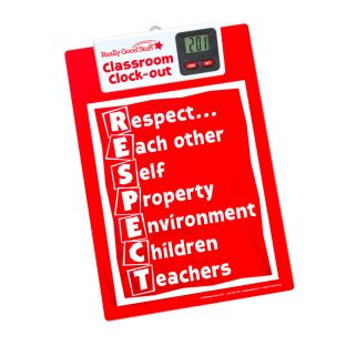 Classroom Clock Out Clipboard - 1 set.