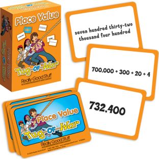 Really Good Tug-Of-War -The Mathematical Place Value Card Game - 64 cards Really Good Tug-Of-War -The Mathematical Place Value Card Game - 64 cards