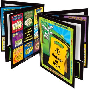 Really Good Stuff® Author At Work 4-Pocket Student Folders - Set of 12