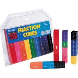 Fraction Tower® Fraction Cubes - 51 Pieces