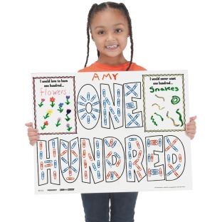 Ready-To-Decorate® Ten Groups Of Ten Is One Hundred Posters - 24 posters Ready-To-Decorate® Ten Groups Of Ten Is One Hundred Posters - 24 posters