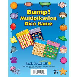 Bump! Multiplication Dice Game