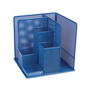 Wire Mesh Deluxe Desktop Organizer