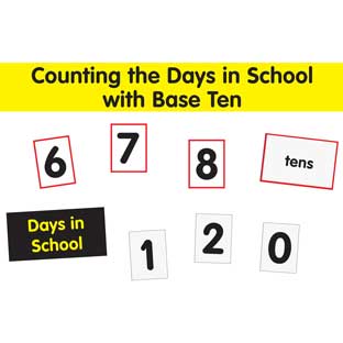 Counting The Days With Base Ten Pocket Chart™ Cards Refill - 67 cards Counting The Days With Base Ten Pocket Chart™ Cards Refill - 67 cards