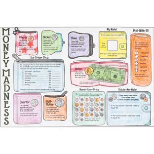 Ready-To-Decorate® Money Madness Jumbo Lift-A-Flaps - 24 posters Ready-To-Decorate® Money Madness Jumbo Lift-A-Flaps - 24 posters