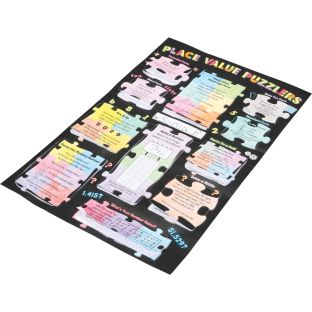 Ready-To-Decorate® Place Value Puzzlers Jumbo Lift-A-Flaps - 24 posters Ready-To-Decorate® Place Value Puzzlers Jumbo Lift-A-Flaps - 24 posters