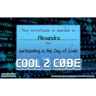 Cool 2 Code™ Certificates