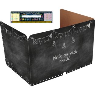 Chalkboard Desktop Helpers And Privacy Shields  Pack - Classroom