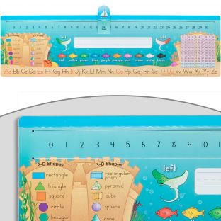 Slide-To-Count Self-Adhesive Deluxe Plastic Desktop Helpers™ - Sea Theme - 24 Helpers Slide-To-Count Self-Adhesive Deluxe Plastic Desktop Helpers™ - Sea Theme - 24 Helpers