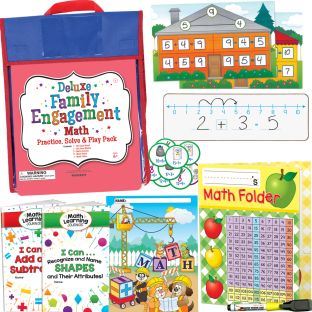 Deluxe Family Engagement Math - Practice, Solve and Play Pack - First Grade Deluxe Family Engagement Math - Practice, Solve and Play Pack - First Grade